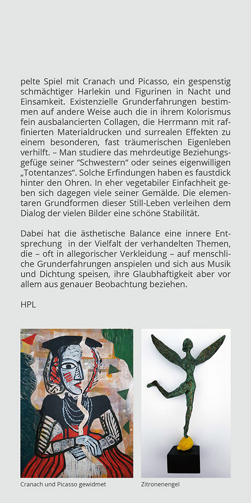 Ausstellung „Reinhold Herrmann – Fremd bin ich eingezogen …“ ab 18.03.2023